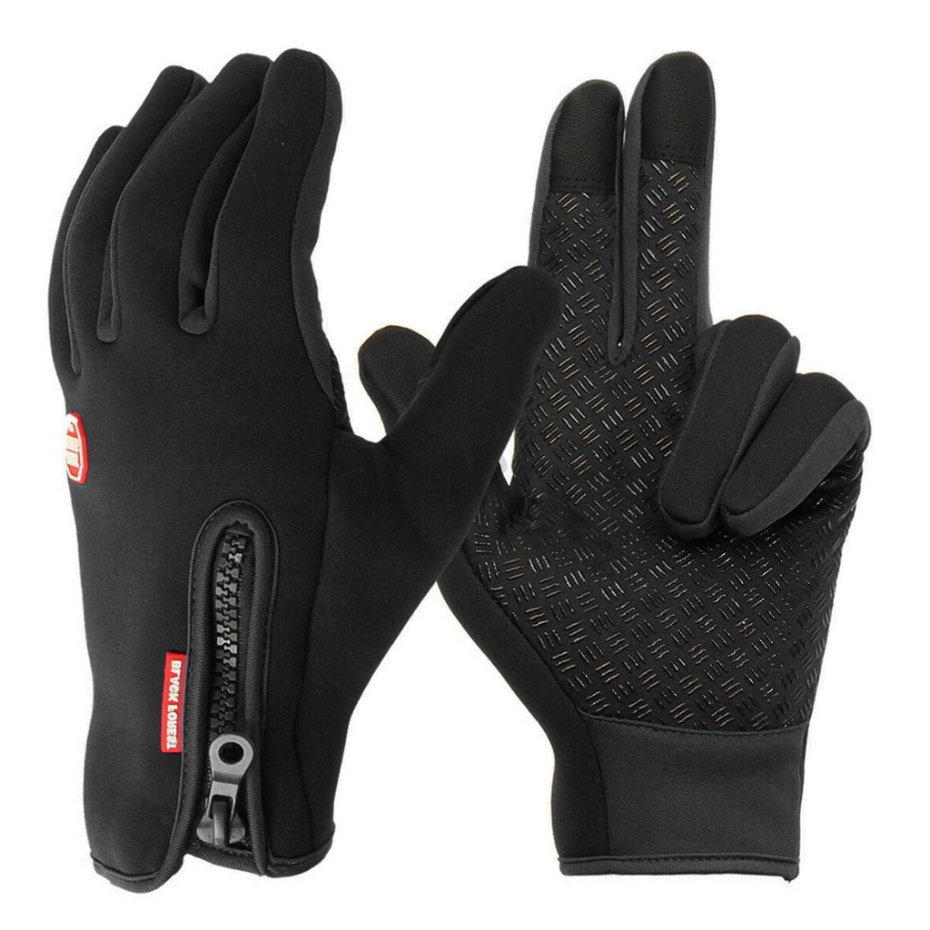 Men's Winter Cycling Gloves with Waterproof Fleece Lining and Touchscreen Grip - Image 6