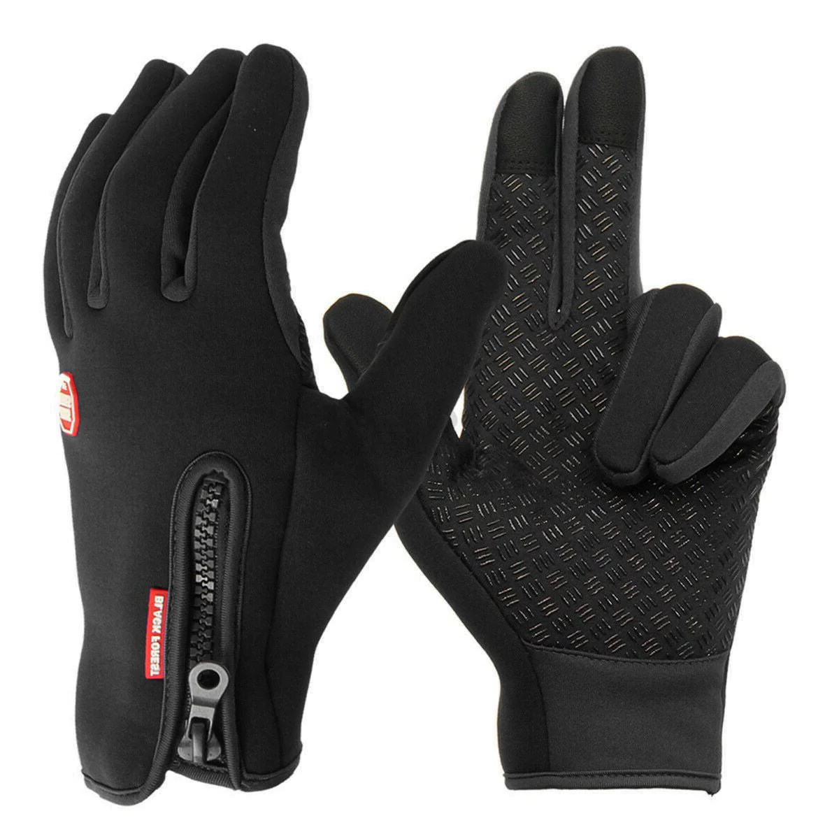Men's Winter Cycling Gloves with Waterproof Fleece Lining and Touchscreen Grip - Image 6