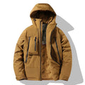 Men's Winter Hooded Puffer Jacket with Thermal Reflective Lining and Ski Performance - Image 5