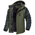 Men's Winter Jacket with Waterproof Shell and Fleece Lining Detachable Hood - Image 1