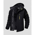 Men's Winter Jackets with Fleece Lining Water-Resistant Shell and Adjustable Hood - Image 1