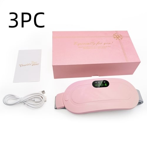 Menstrual Heating Pad Vibrating Massage Electric Waist Belt and Digital Display - Image 11