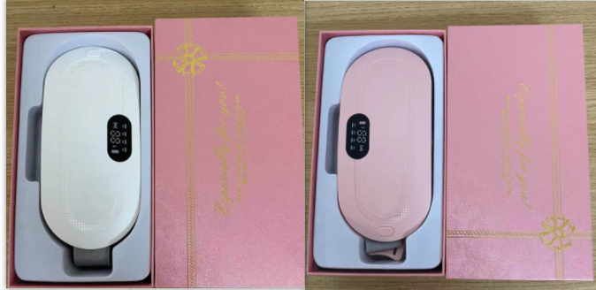 Menstrual Heating Pad Vibrating Massage Electric Waist Belt and Digital Display - Image 14