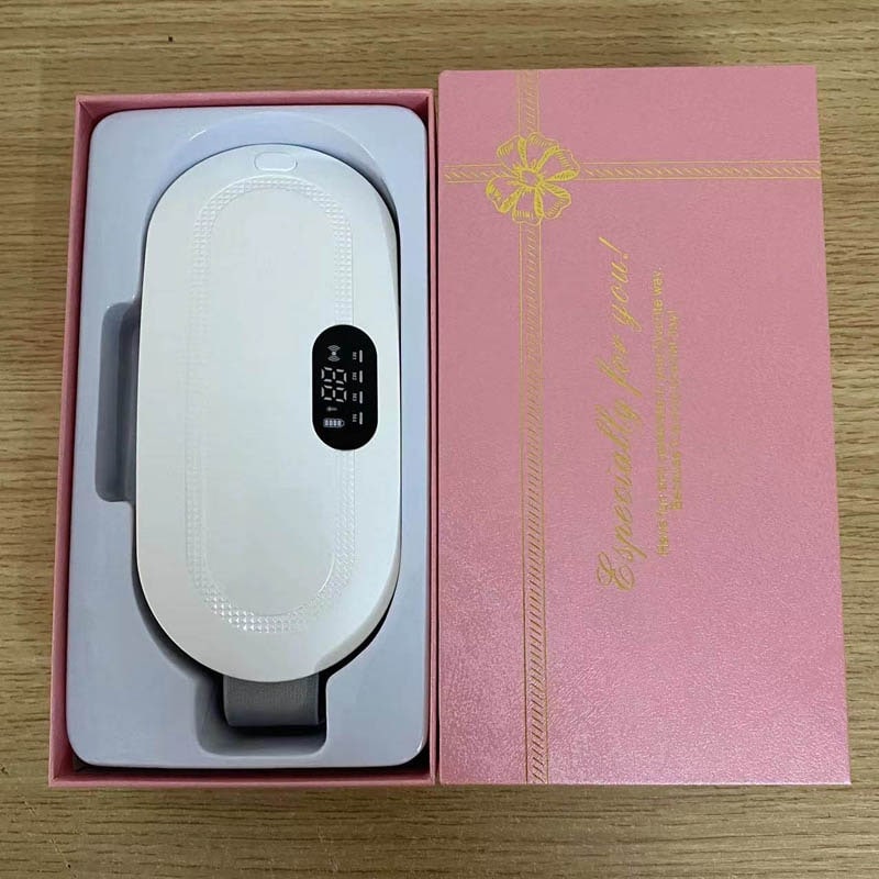 Menstrual Heating Pad Vibrating Massage Electric Waist Belt and Digital Display - Image 3