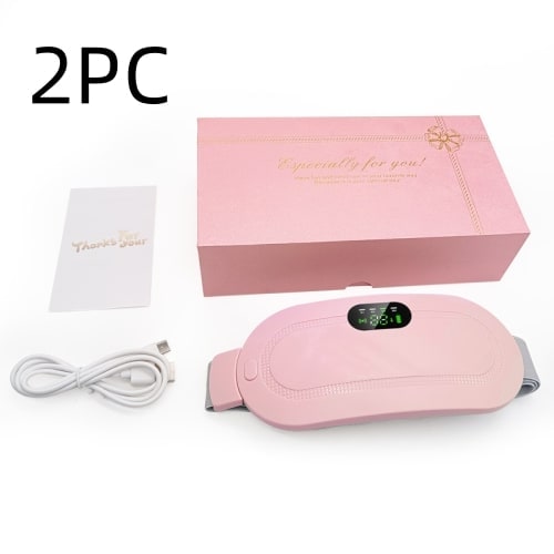 Menstrual Heating Pad Vibrating Massage Electric Waist Belt and Digital Display - Image 30