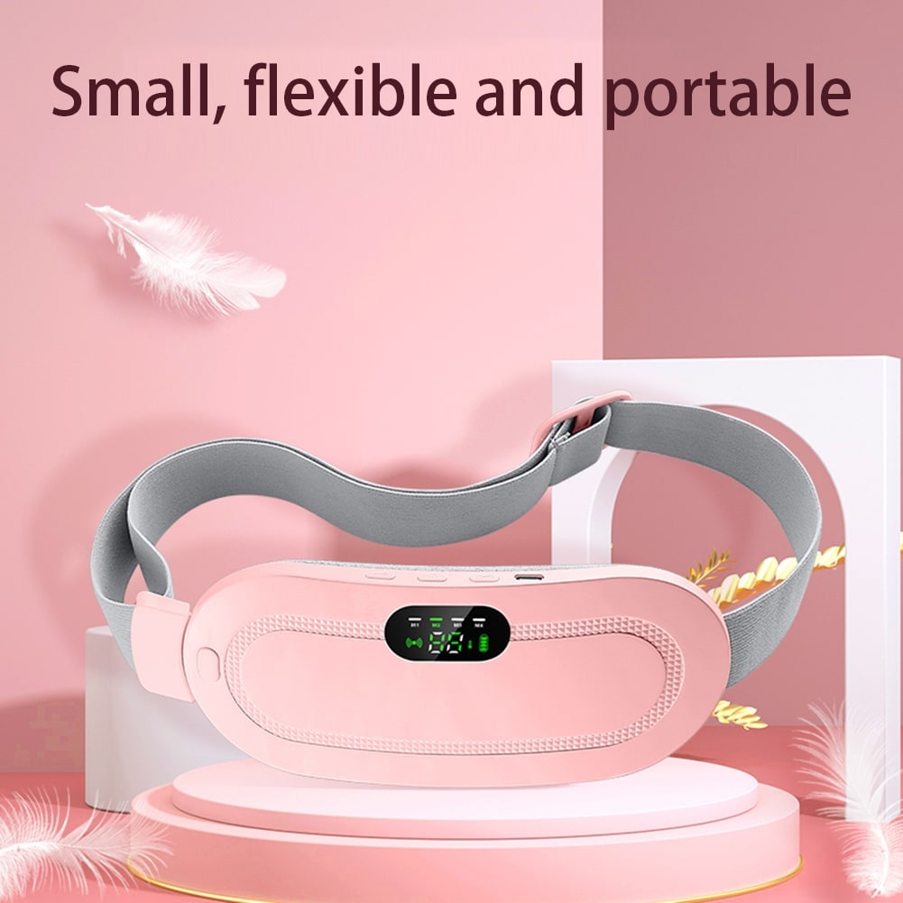 Menstrual Heating Pad Vibrating Massage Electric Waist Belt and Digital Display - Image 5