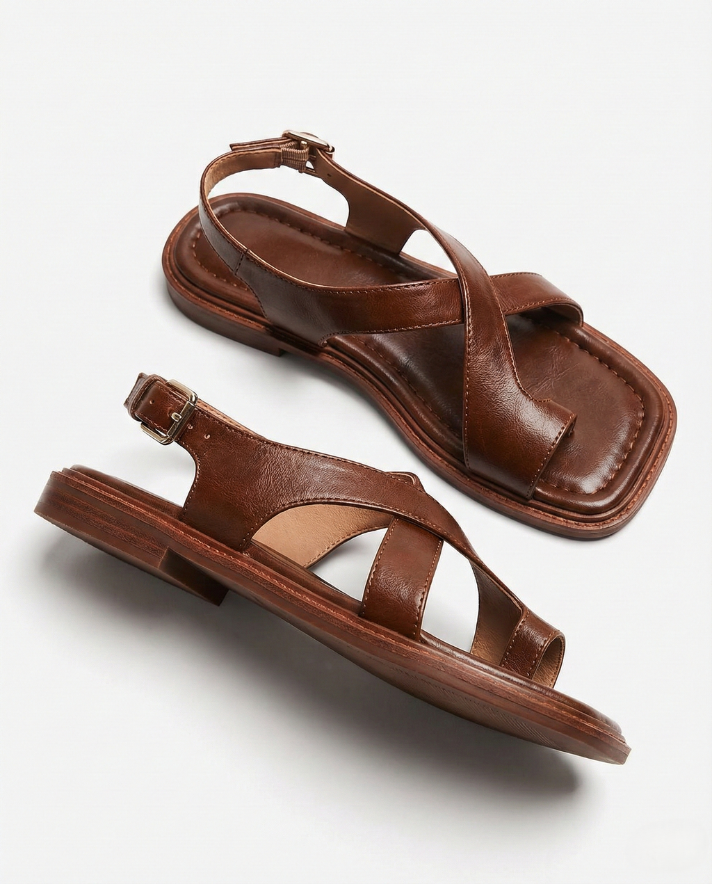 Mia | Sandali in Pelle Donna Incrociati