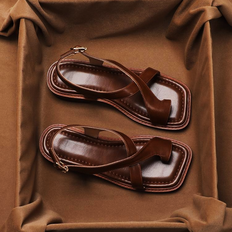 Mia | Sandali in Pelle Donna Incrociati