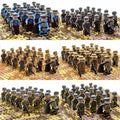 Military Toy Soldiers Building Block Set with Minifigures Helmets and Weapons for Kids' 21 Piece - Image 2