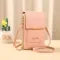 Mini Leather Crossbody Bag with Clear Touchscreen Window and RFID Blocking - Image 12