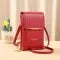 Mini Leather Crossbody Bag with Clear Touchscreen Window and RFID Blocking - Image 13
