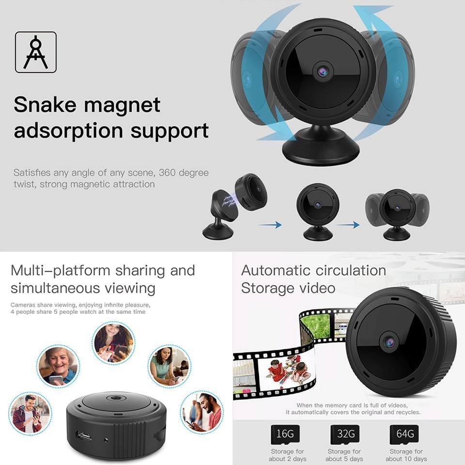 Mini Security Camera Wireless with Motion Detection and Night Vision - Image 6