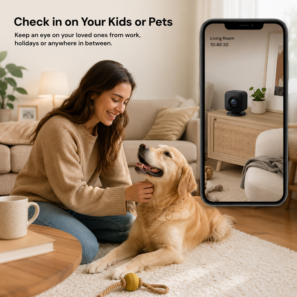 Mini Security Camera with WIFI Remote Monitoring and Magnetic Stand - Image 4