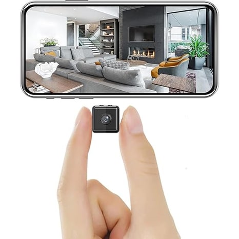 Mini Wireless Security Camera with Night Vision and 1080p WIFI for Phone Viewing - Image 1
