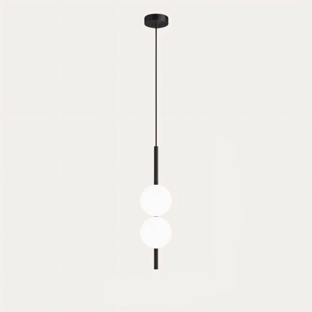 Minimalist Globe Pendant Light with Frosted Glass and Adjustable Suspension - Image 16
