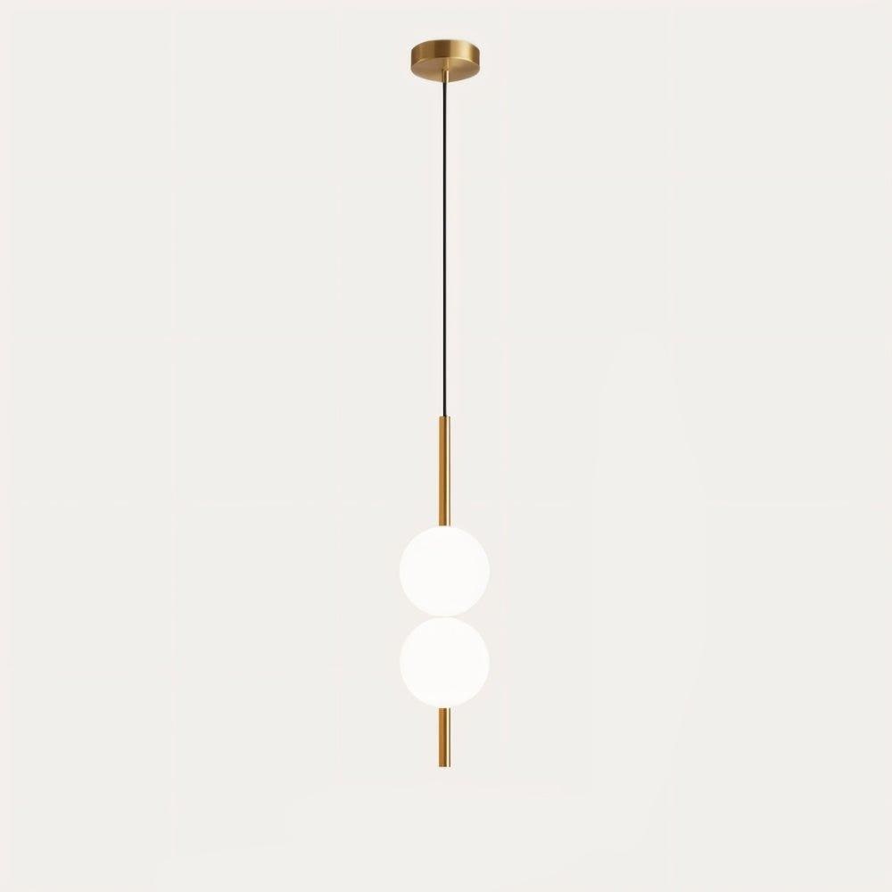 Minimalist Globe Pendant Light with Frosted Glass and Adjustable Suspension - Image 19