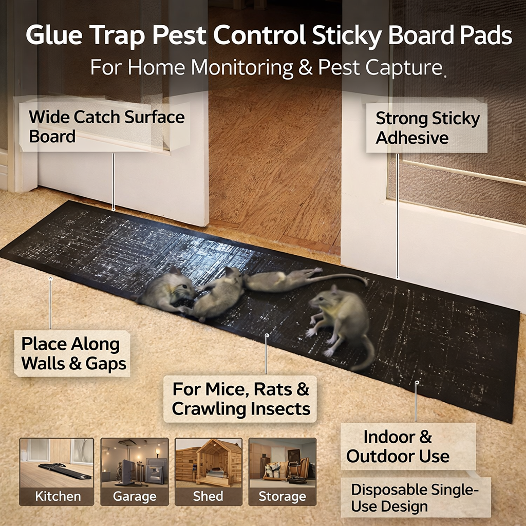 Mouse Glue Traps for Rodents and Rats with Extra Large Sticky Surface - Image 6