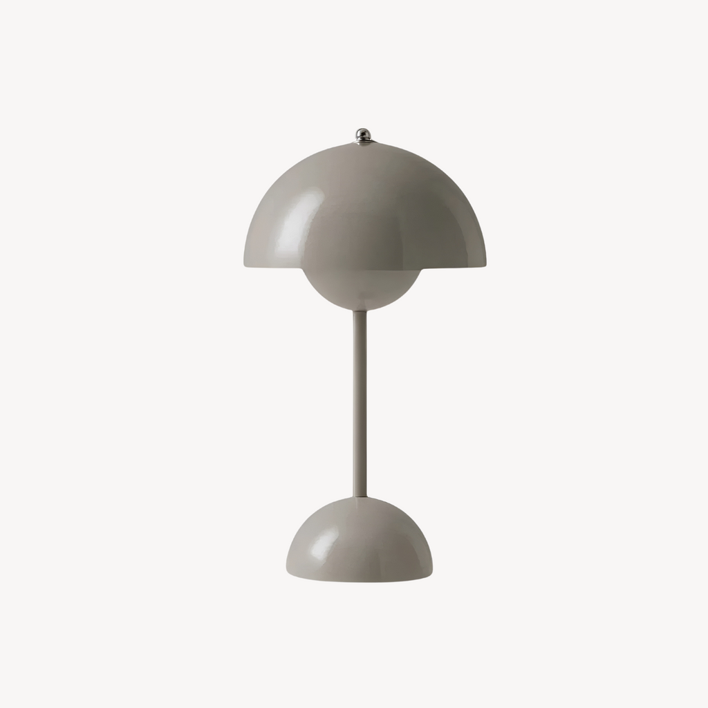 Mushroom Table Lamp LED Rechargeable Cordless with Dimmable Dome Shade - Image 10