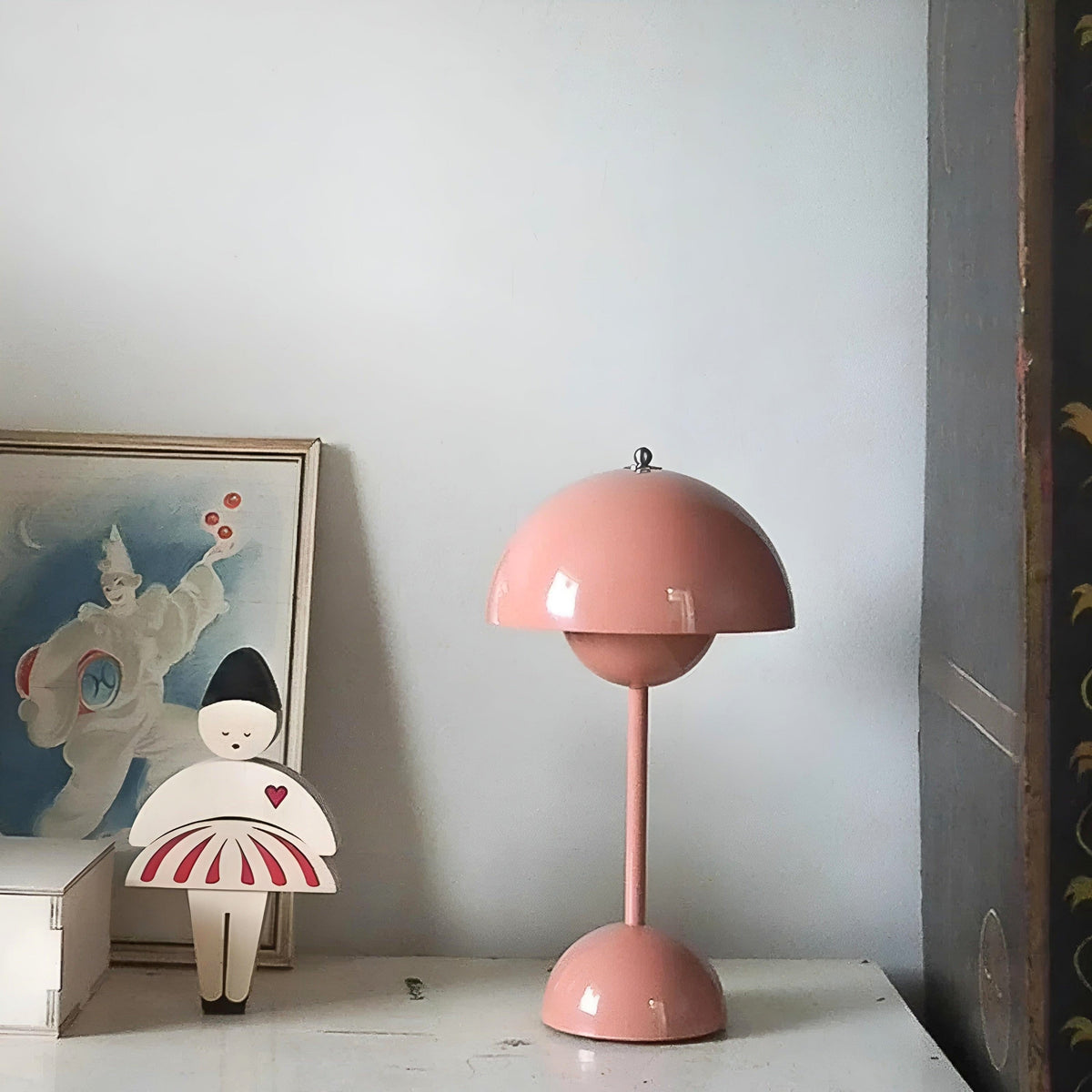 Mushroom Table Lamp LED Rechargeable Cordless with Dimmable Dome Shade - Image 19