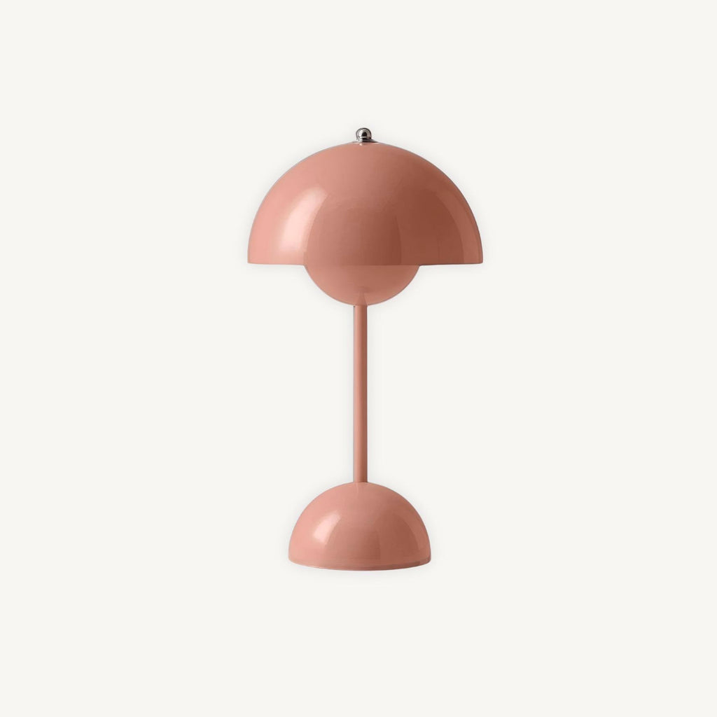 Mushroom Table Lamp LED Rechargeable Cordless with Dimmable Dome Shade - Image 25