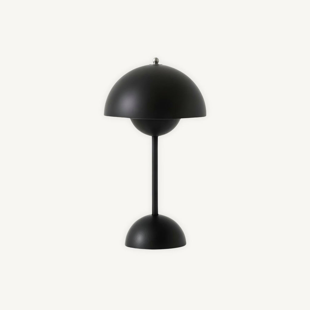 Mushroom Table Lamp LED Rechargeable Cordless with Dimmable Dome Shade - Image 26
