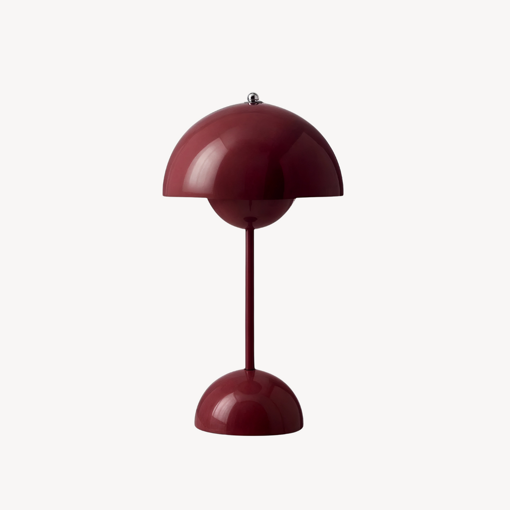 Mushroom Table Lamp LED Rechargeable Cordless with Dimmable Dome Shade - Image 9