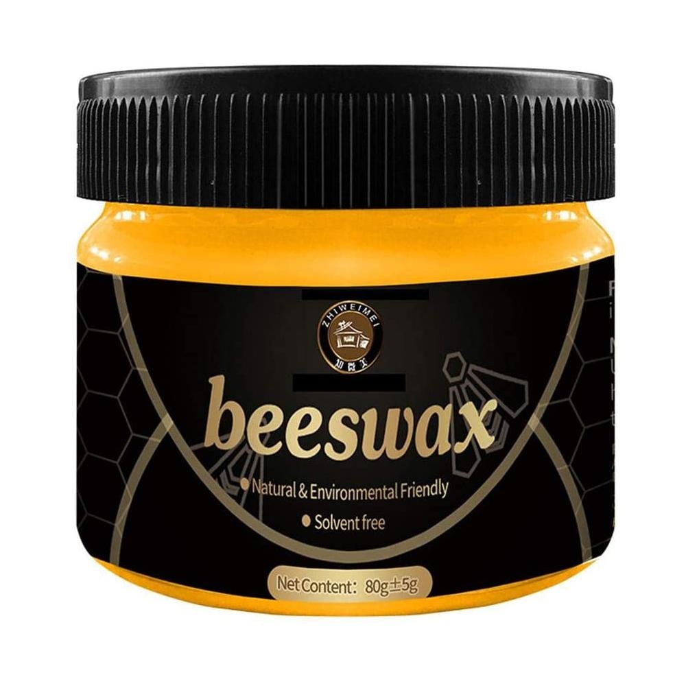 Natural Beeswax Wood Polish for Furniture and Floors 80g - Image 1