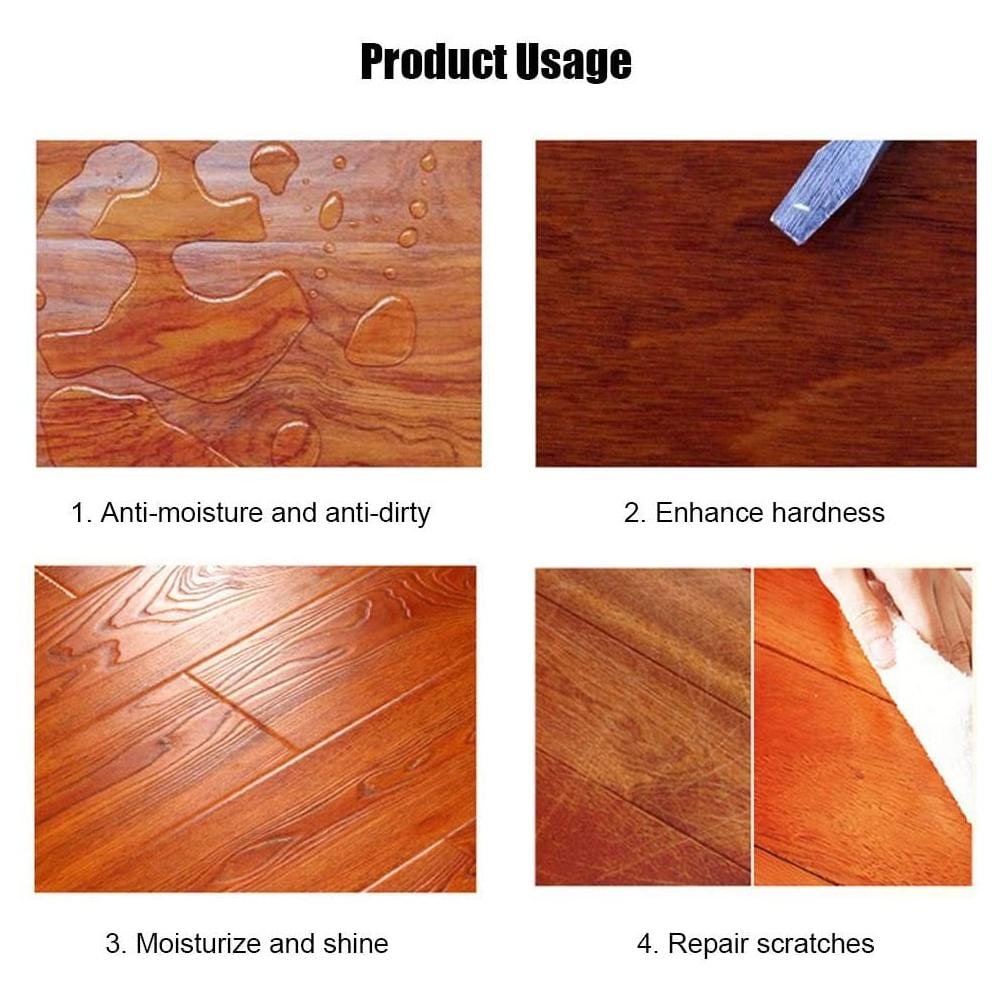 Natural Beeswax Wood Polish for Furniture and Floors 80g - Image 8