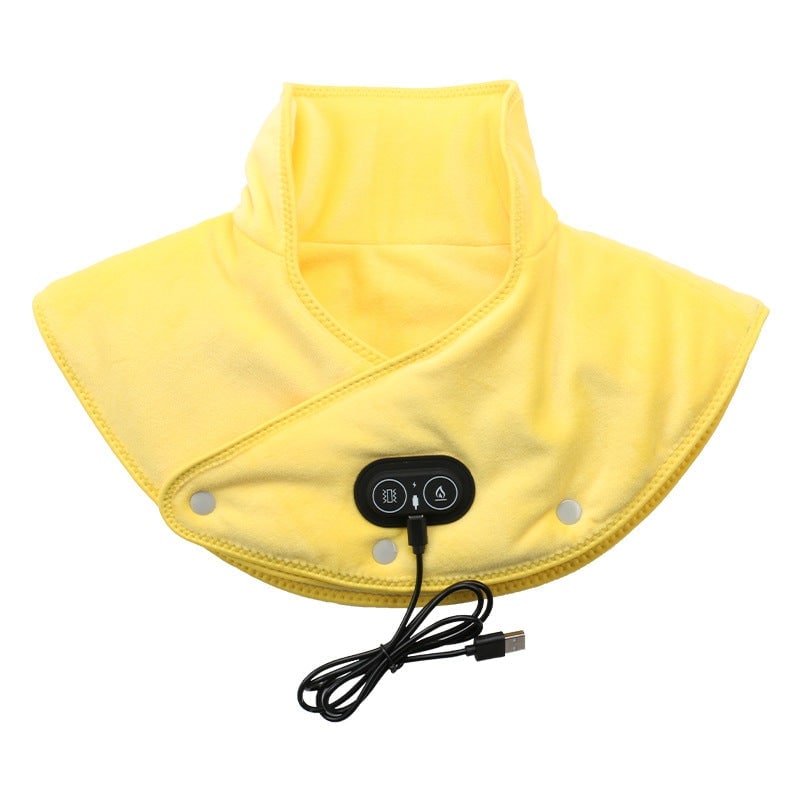 Neck Heating Pad with Vibration Massage and Shoulder Drape USB Electric Massager - Image 3
