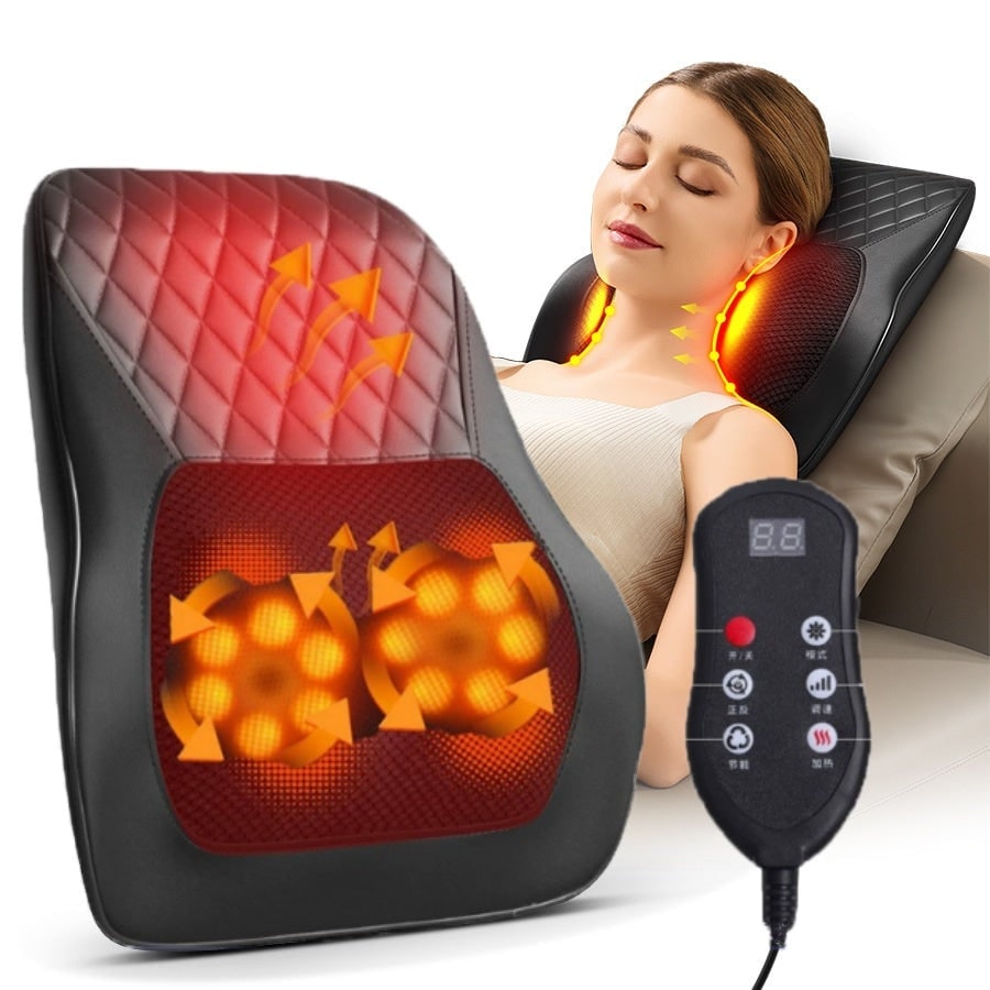 Neck Massager and Shoulder with Shiatsu Heating and Remote Control - Image 5