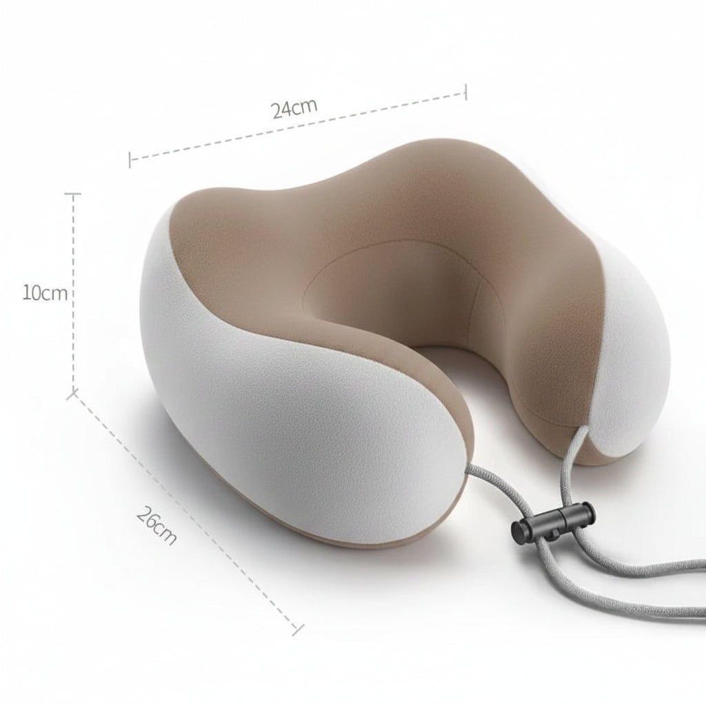 Neck Massager Pillow with Heat and Vibration U-Shaped Electric Shoulder Support - Image 4