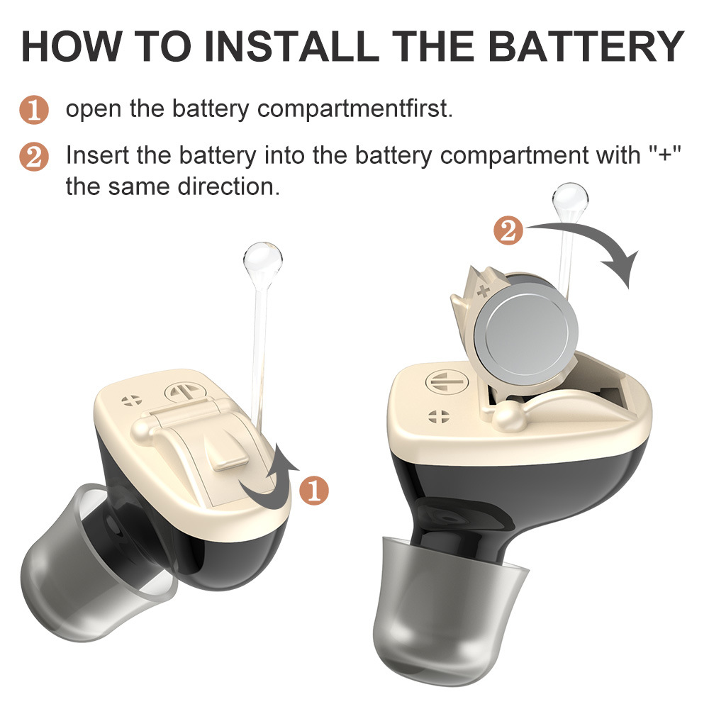Non Prescription Hearing Aids with Rechargeable Charging Case and Crystal Clear Sound - Image 14