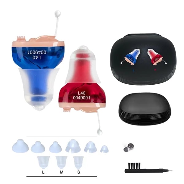 Non Prescription Hearing Aids with Rechargeable Charging Case and Crystal Clear Sound - Image 9