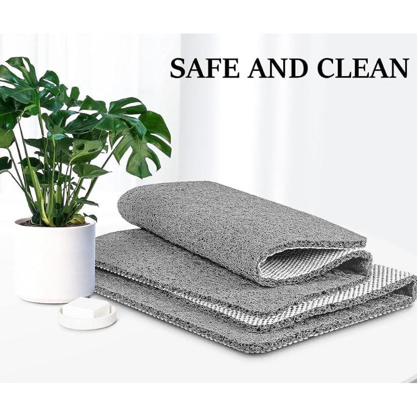 Non Slip Bath Mat with Loofah Texture and Quick Dry Drainage Backing - Image 5