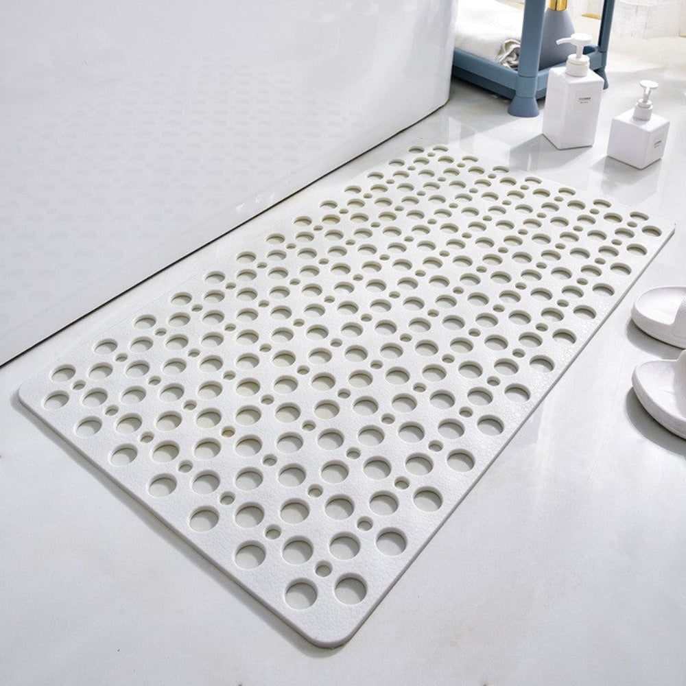 Non-Slip Bath Mat with Suction Cups and Drainage Holes for Shower Safety - Image 10