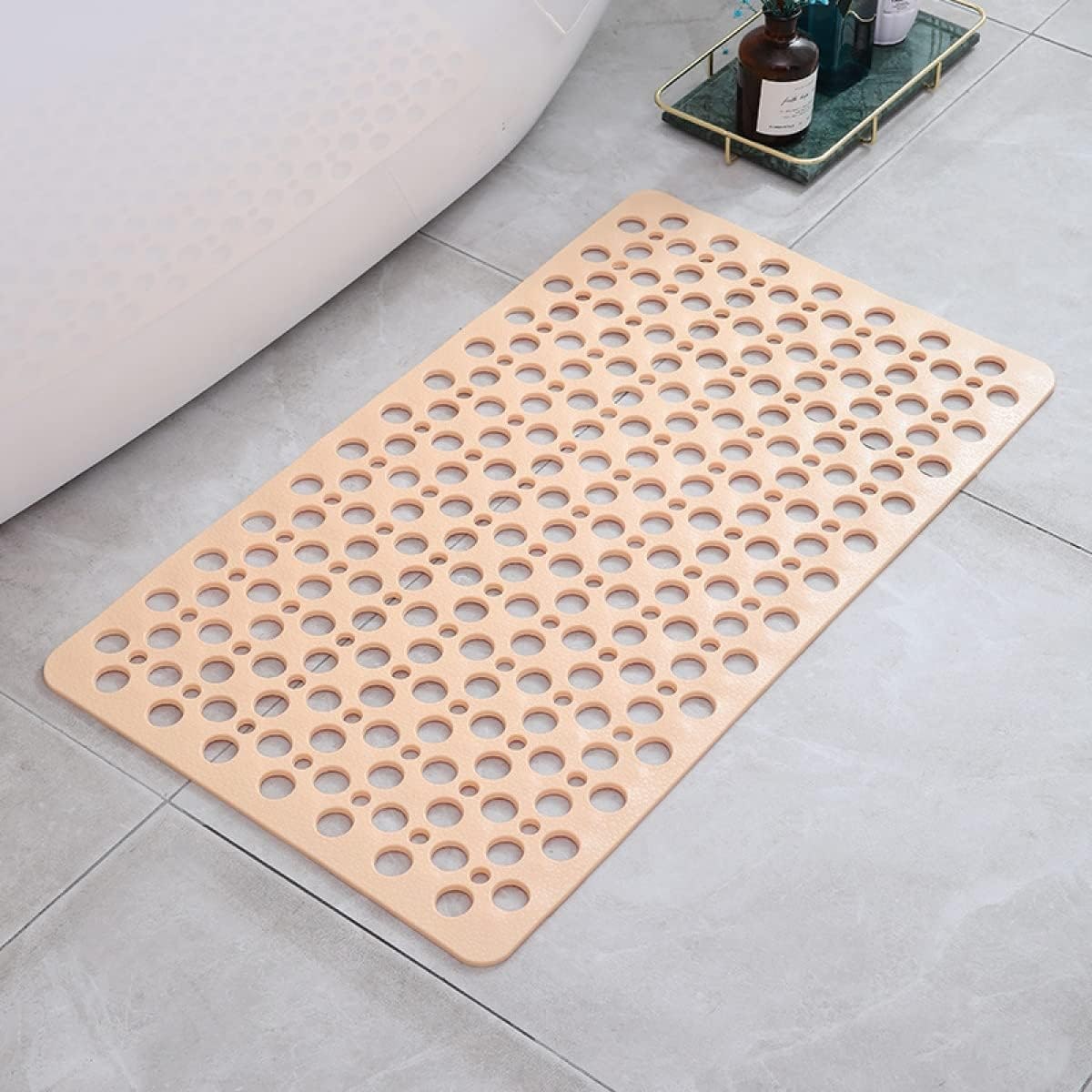Non-Slip Bath Mat with Suction Cups and Drainage Holes for Shower Safety - Image 12