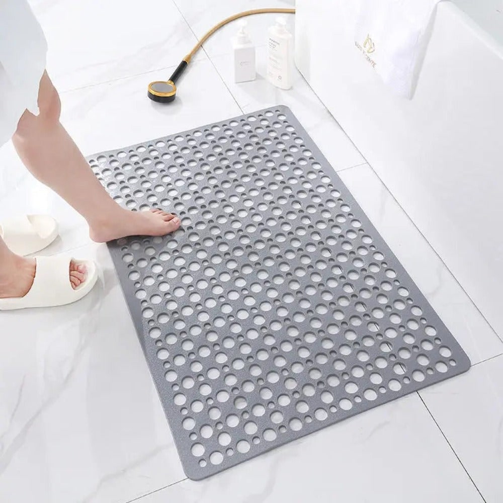 Non-Slip Bath Mat with Suction Cups and Drainage Holes for Shower Safety - Image 2