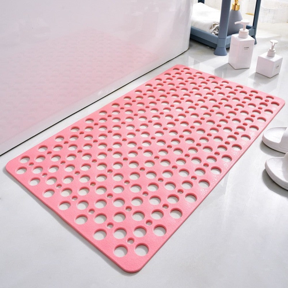 Non-Slip Bath Mat with Suction Cups and Drainage Holes for Shower Safety - Image 9