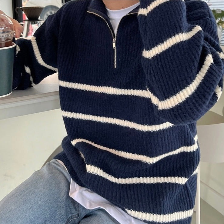 Maglione con Mezzo Zip per Uomini | Trovex