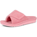 Open-Toe House Slippers with Terry Cloth, Adjustable Strap and Arch Support - Image 12