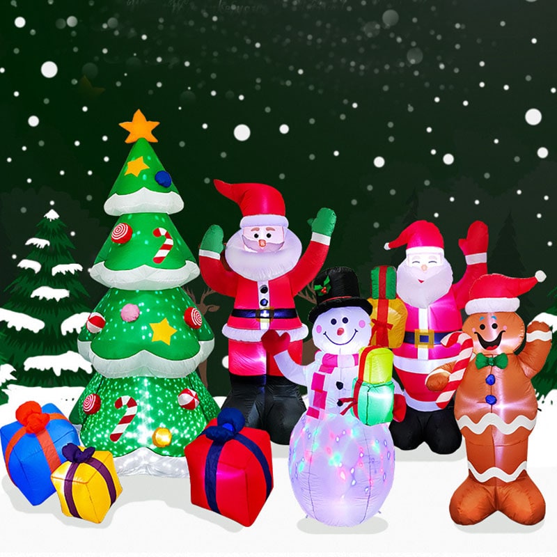 Outdoor Christmas Lights Inflatable Decorations with LED for Yard Garden Display - Image 11