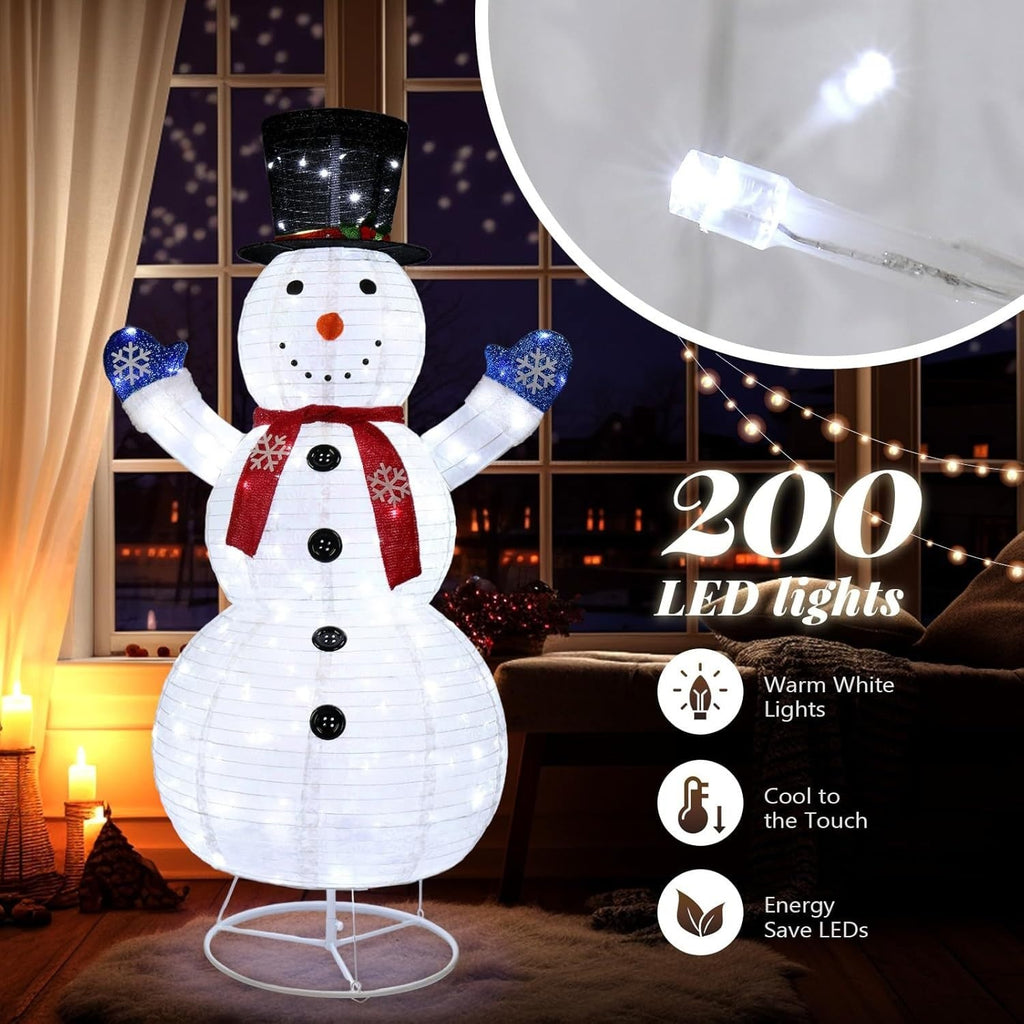 Outdoor Christmas Lights Inflatable Decorations with LED for Yard Garden Display - Image 5