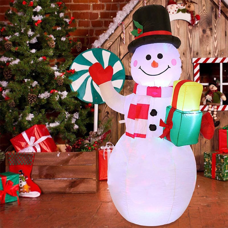 Outdoor Christmas Lights Inflatable Decorations with LED for Yard Garden Display - Image 9