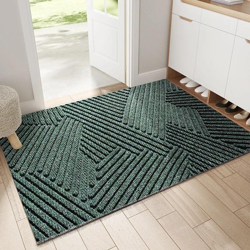 Outdoor Door Mat with Non-Slip Backing and Textured Dirt Trapping Surface - Image 1