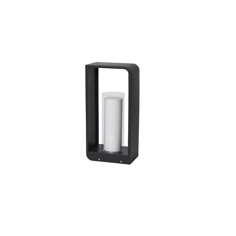 Outdoor Floor Lamp with Modern Rectangular Frame for Patio and Garden Lighting - Image 11