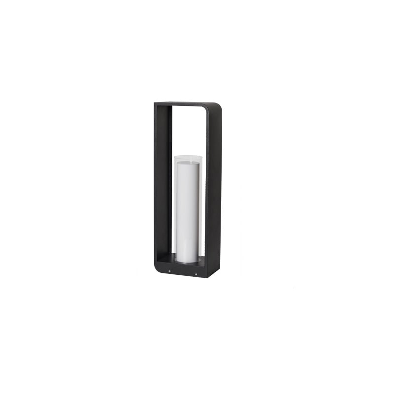 Outdoor Floor Lamp with Modern Rectangular Frame for Patio and Garden Lighting - Image 12