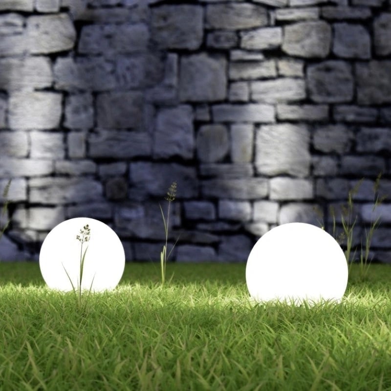 Outdoor Globe Lights with Cordless Frosted Design and Warm White LED - Image 18