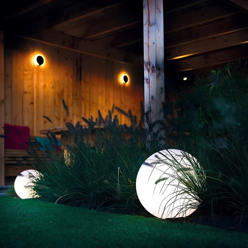 Outdoor Globe Lights with Cordless Frosted Design and Warm White LED - Image 24
