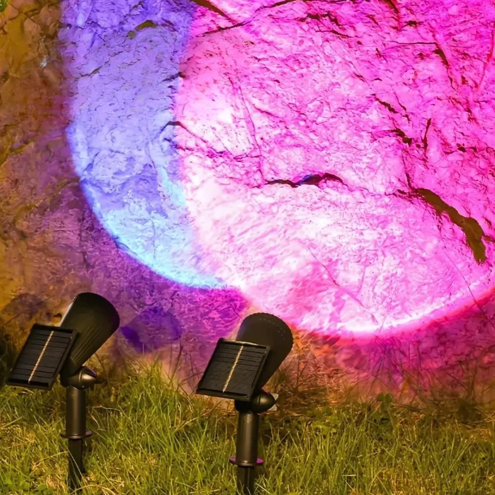 Outdoor Solar Lights with Adjustable Spotlight and Landscape Lighting - Image 9