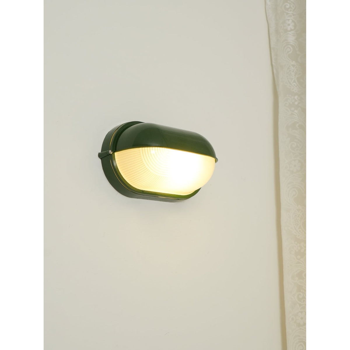 Outdoor Wall Light with Bulkhead Design Oval Eyelid Cover and Industrial Nautical Style - Image 26